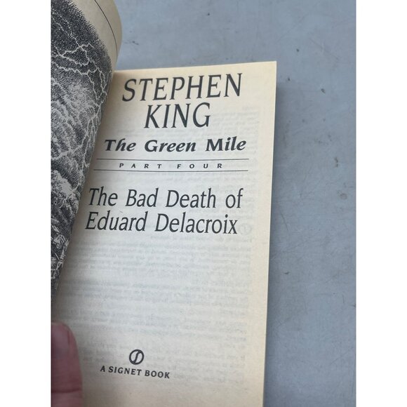 The green mile books Stephen King paperback 1996 English 3 books READ - Picture 10 of 11
